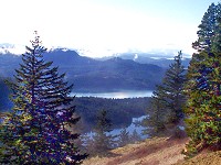View of the San Juan
            Islands from Moran State Park on Orcas Island